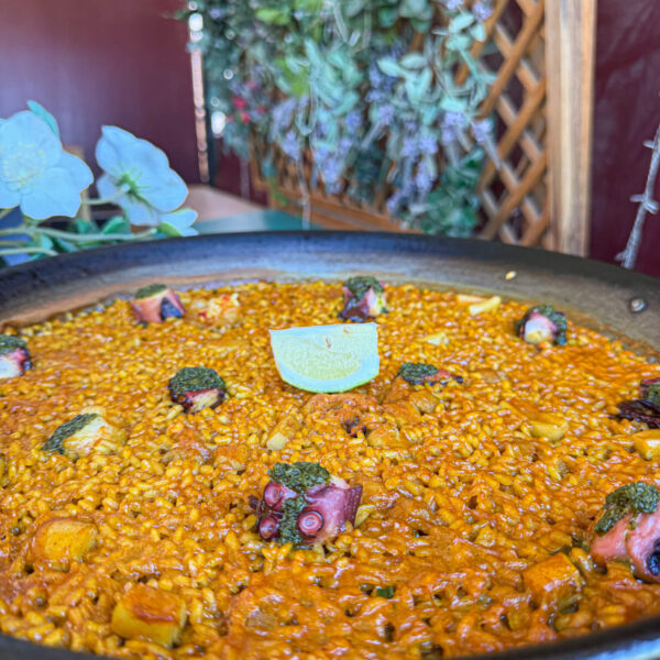Arroz o fideuá de pulpo