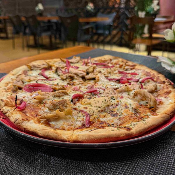Pizza pollo BBQ