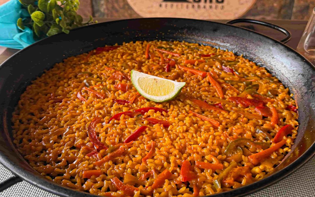 Arroz o fideuá de verduras